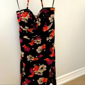 Floral halter dress